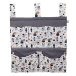 Θήκη οργάνωσης κούνιας από βαμβάκι Oeko-Tex με Knight Castle print | Karfitsomenosgatos