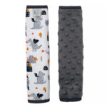 Βαμβακερά προστατευτικά ζώνης ασφαλείας 2 όψεων με print Knight Castle | Karfitsomenosgatos