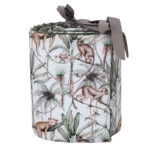 Βαμβακερή προστατευτική πάντα κούνιας με print Jungle Animals