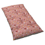 Βαμβακερό μαξιλάρι δαπέδου 2 όψεων με Golden Flowers print | Karfitsomenosgatos