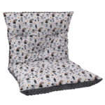 Βαμβακερό μαξιλάρι δαπέδου 2 όψεων με Knight Castle print | Karfitsomenosgatos