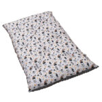 Βαμβακερό μαξιλάρι δαπέδου 2 όψεων με Knight Castle print | Karfitsomenosgatos