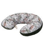 karfitsΒαμβακερό μαξιλάρι θηλασμού/εγκυμοσύνης με print Jungle Animals | Karfitsomenosgatos