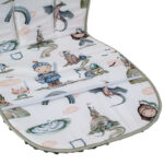 Βαμβακερό προστατευτικό κάλυμμα καροτσιού δύο όψεων με Fairytale print | Karfitsomenosgatos