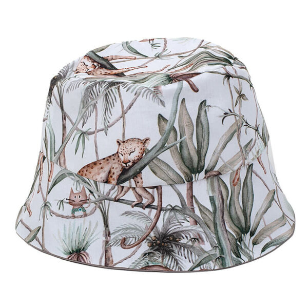 Παιδικό καπέλο unisex από βαμβάκι Oeko-Tex με Jungle Animals print | Karfitsomenosgatos