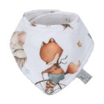 Βρεφική σαλιάρα από βαμβάκι Oeko-Tex με Circus print | Karfitsomenosgatos