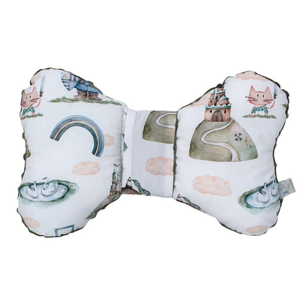 Βρεφικό μαξιλάρι Wings για το καρότσι με print Fairytale | Karfitsomenosgatos