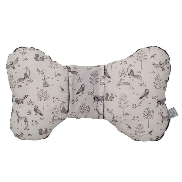 Βρεφικό μαξιλάρι Wings για το καρότσι με print Forest Animals | Karfitsomenosgatos