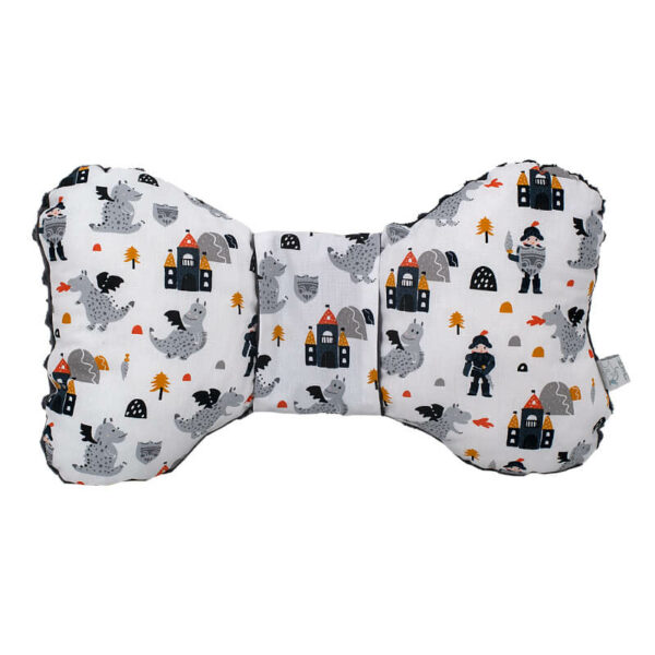 Βρεφικό μαξιλάρι Wings για το καρότσι με print Knight Castle | Karfitsomenosgatos