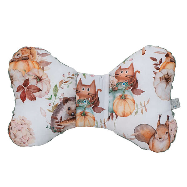 Βρεφικό μαξιλάρι Wings για το καρότσι με print Pumpkins | Karfitsomenosgatos