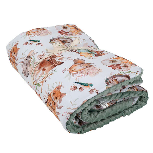 Βρεφικό βαμβακερό πάπλωμα με print Pumpkins | Karfitsomenosgatos