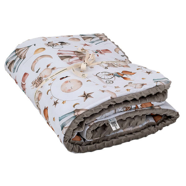 Βρεφικό βαμβακερό πάπλωμα με print Circus