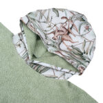 Παιδικό πόντσο θαλάσσης από βαμβάκι Oeko-Tex με Jungle Animals print | Karfitsomenosgatos