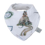 Βρεφική σαλιάρα από βαμβάκι Oeko-Tex με Fairytale print | Karfitsomenosgatos